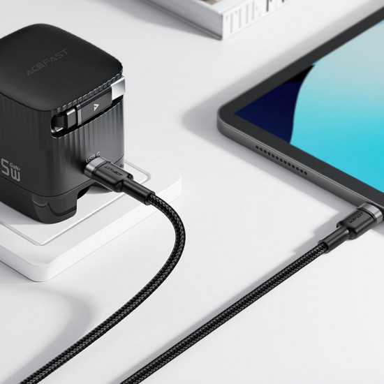 Acefast Кабел USB-C към 2х USB-C, 1,25м