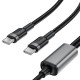 Acefast Кабел USB-C към 2х USB-C, 1,25м