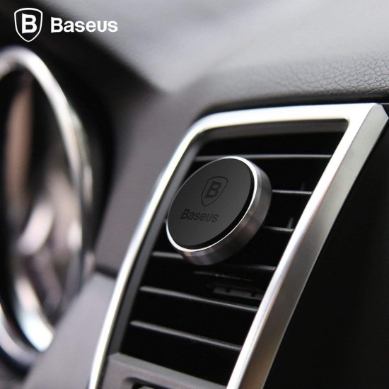 Baseus Магнитна стойка за телефон Magnet Car Mount Black