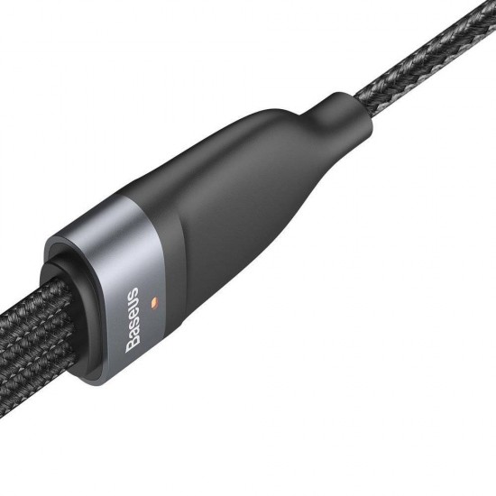 Baseus Кабел за зареждане и трансфер на данни 3в1 USB 1.2 м 40 W black-gray