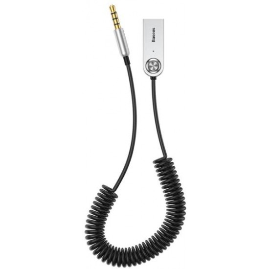Baseus Ba01 USB безжичен Bluetooth 5.0 Aux адаптер кабел, Black