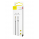 Baseus Ba01 USB безжичен Bluetooth 5.0 Aux адаптер кабел, Black