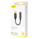 Baseus Адаптер Type-C към 3.5mm женски, Black