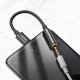 Baseus Адаптер Type-C към 3.5mm женски, Black