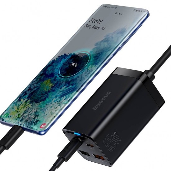 Baseus Бързо зарядно устройство GaN3 Pro 1м