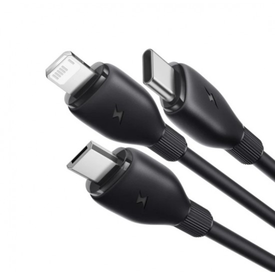 Baseus  кабел за данни Micro USB + Lightning + USB-C