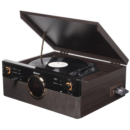 DENVER Музикална система MRD-180DW, тъмно дърво