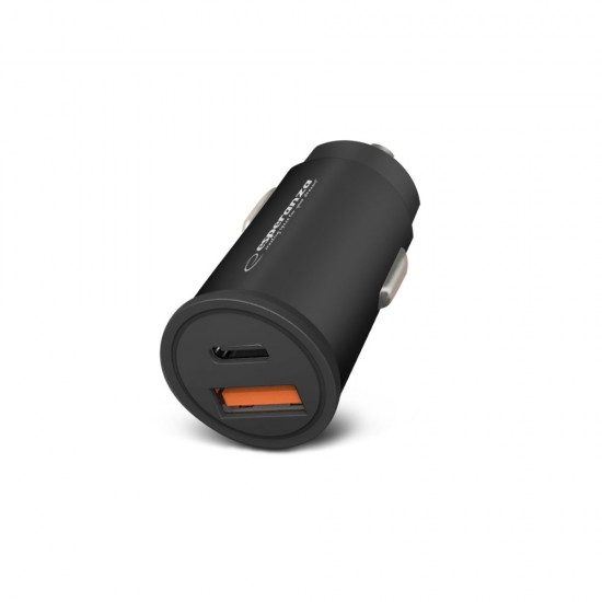 Esperanza Зарядно за автомобил 20W USB-C PD 20W / USB-A QC