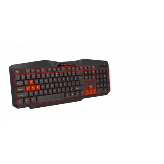 Esperanza GAMING ILLUMINATED Клавиатура Tirions Червена