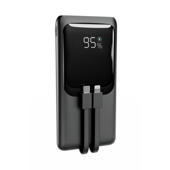 Gembird Външна батерия 20W, бързо зарждане, 10000mAh