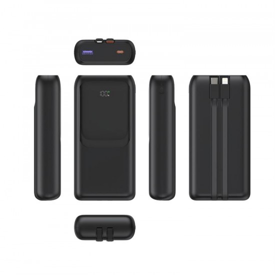 Gembird Външна батерия 20W, бързо зареждане, 20000mAh