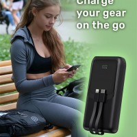 Gembird Външна батерия 20W, бързо зареждане, 20000mAh