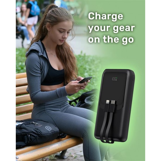 Gembird Външна батерия 20W, бързо зареждане, 20000mAh