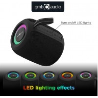 Gambird Блутут Тонколонка SPK-BT-LED-05-BK, черна