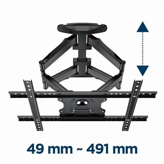 Gembird TV стойка Full motion, 32”-75”, 45 кг