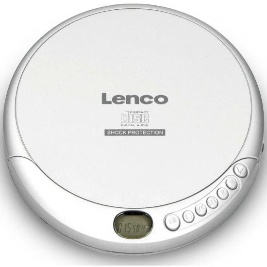 Lenco CD плеър CD-201SI, сив