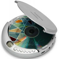 Lenco CD плеър CD-201SI, сив