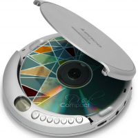 Lenco CD плеър CD-201SI, сив