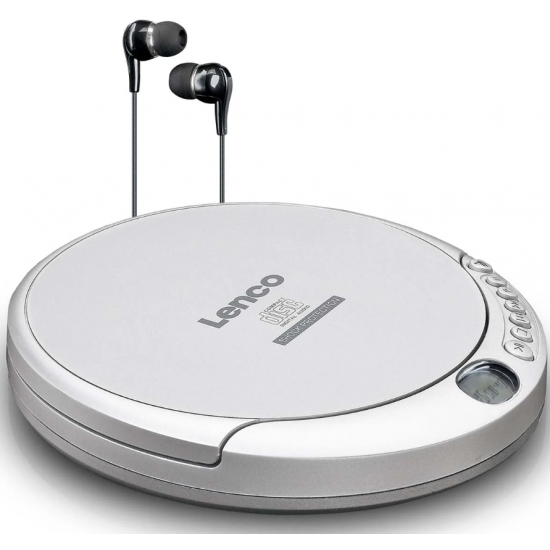 Lenco CD плеър CD-201SI, сив