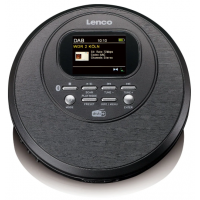 Lenco CD Player, FM/DAB Радио CD-500BK, Черен