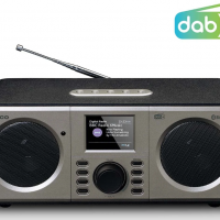 Lenco FM/DAB Радио DAR-030BK, Черен