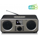 Lenco FM/DAB Радио DAR-030BK, Черен