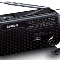 Lenco FM радио MCR-113BK, черно