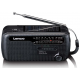 Lenco FM радио MCR-113BK, черно