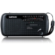 Lenco FM радио MCR-113BK, черно