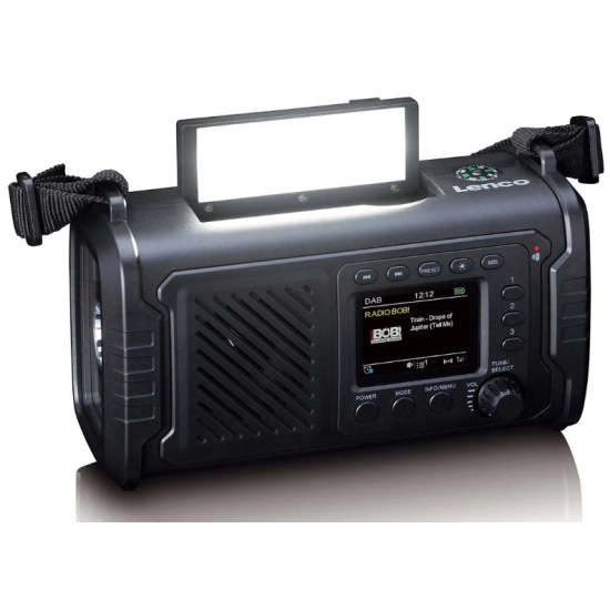 Lenco FM/DAB радио PDR-055BK