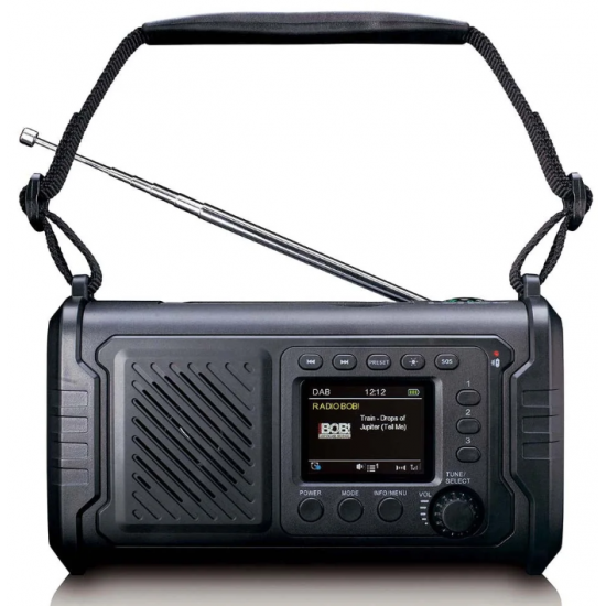 Lenco FM/DAB радио PDR-055BK