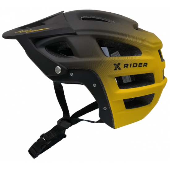 XRIDER  каска за планинско колоездене черно-жълта