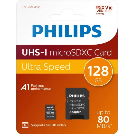 Philips Micro SDHC 128GB Class 10 UHS-I U1