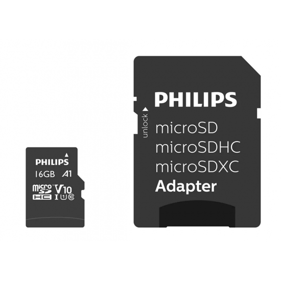 Philips Micro SDHC Card 16GB Class 10 