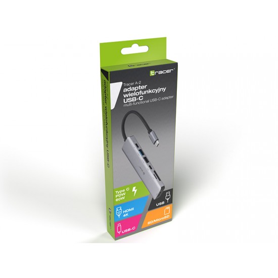 Tracer Четец на карти A-2 All-In-One + HUB USB