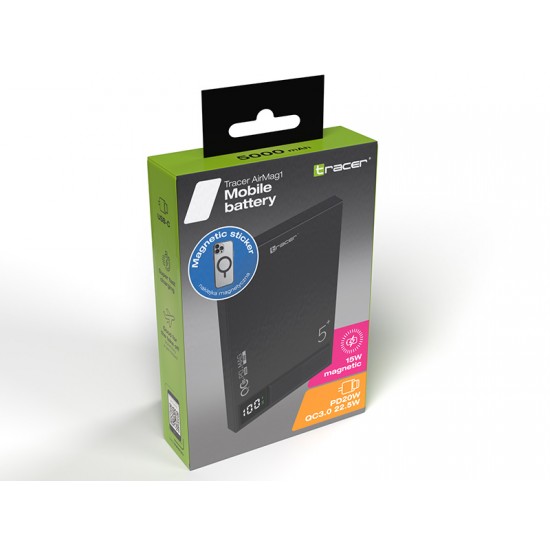 Tracer Външна батерия AirMag1 5000 mAh