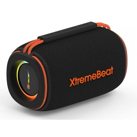 Tracer преносима тонколона XtremeBeat Lite TWS, RGB, блутут, черна