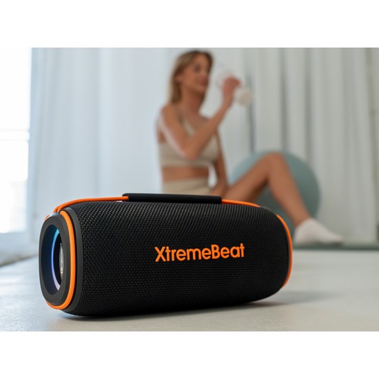 Tracer преносима тонколона XtremeBeat Pro TWS, RGB, блутут, черна