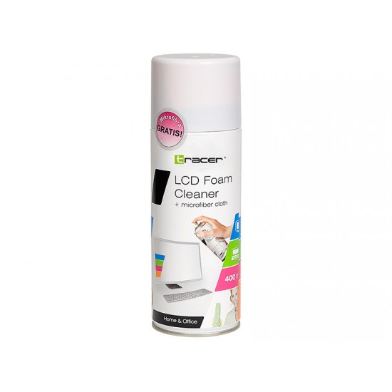 Tracer почистваща пяна с кърпа 400ml