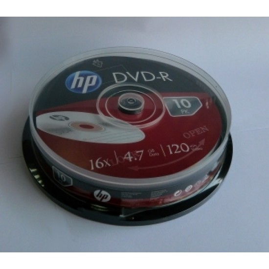 DVD-R HP ( Hewlett Packard ) 4.7Gb./16X ( ш-л 10 )