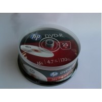 DVD-R HP ( Hewlett Packard ) 4.7Gb./16X ( ш-л 25 )