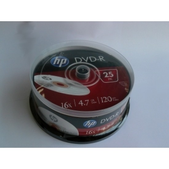 DVD-R HP ( Hewlett Packard ) 4.7Gb./16X ( ш-л 25 )