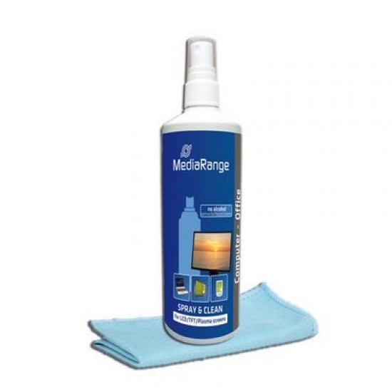 MediaRange Spray & Clean Set for TFT/LCD/Plasma Screens 250ml